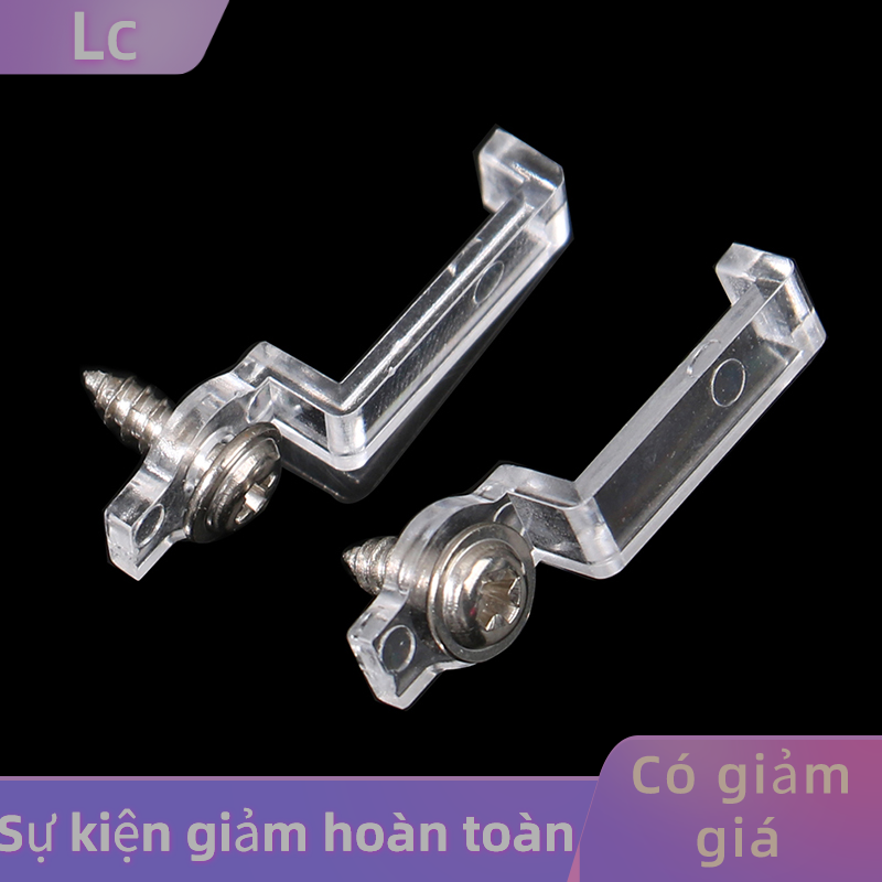 🎉✨🎁LC 50 cái giá gắn kẹp dải đèn LED chống nước kẹp cố định một bên