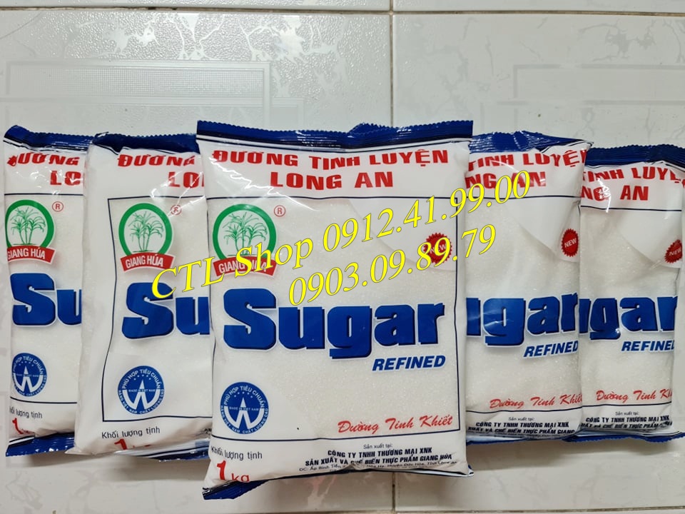 Đường Cát Trắng Tinh Luyện Long An_Gói 1Kg
