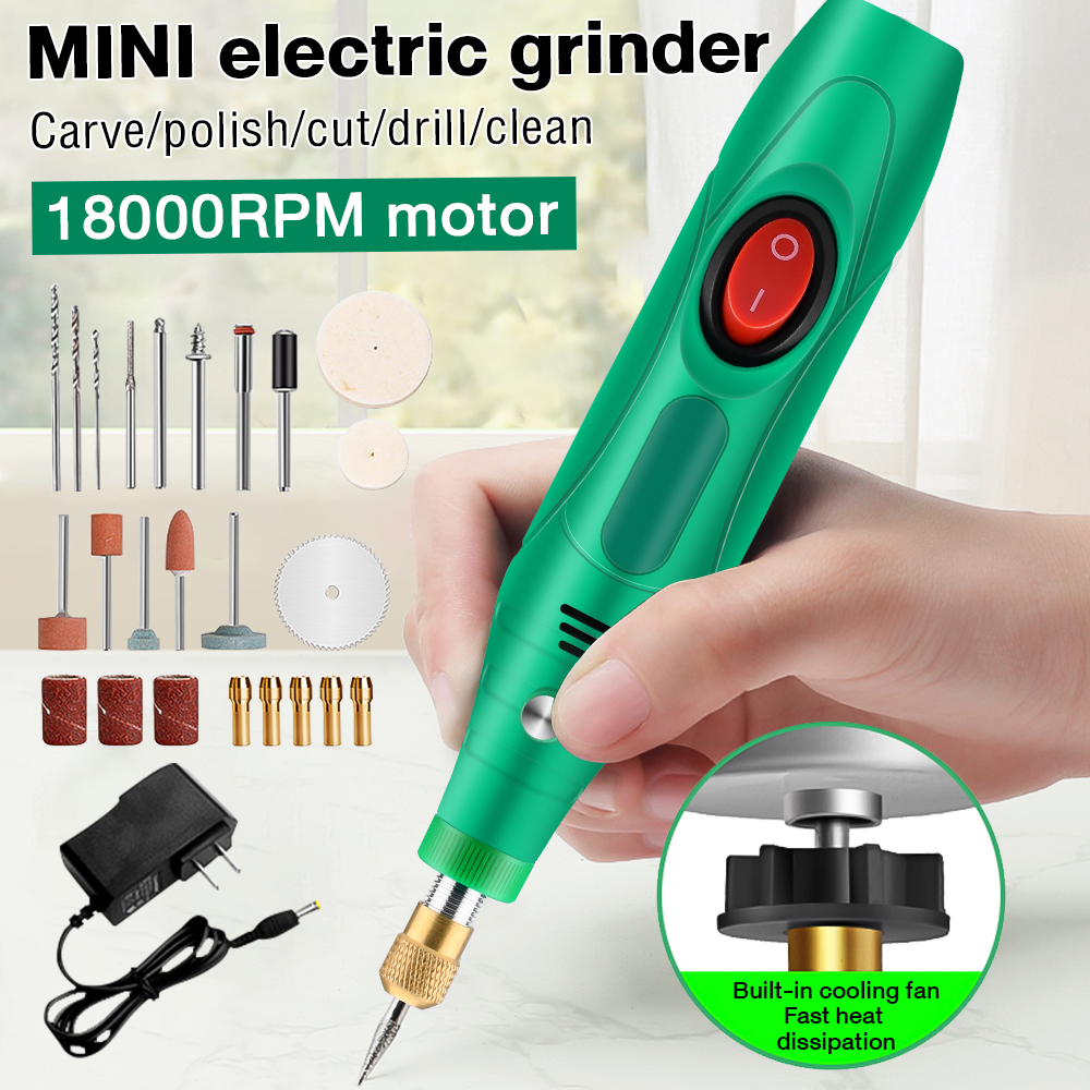 diymore quay không dây công cụ quay mini Bộ công cụ sạc quay chạy điện công cụ cho khắc chà nhám đánh bóng thủ công tự làm