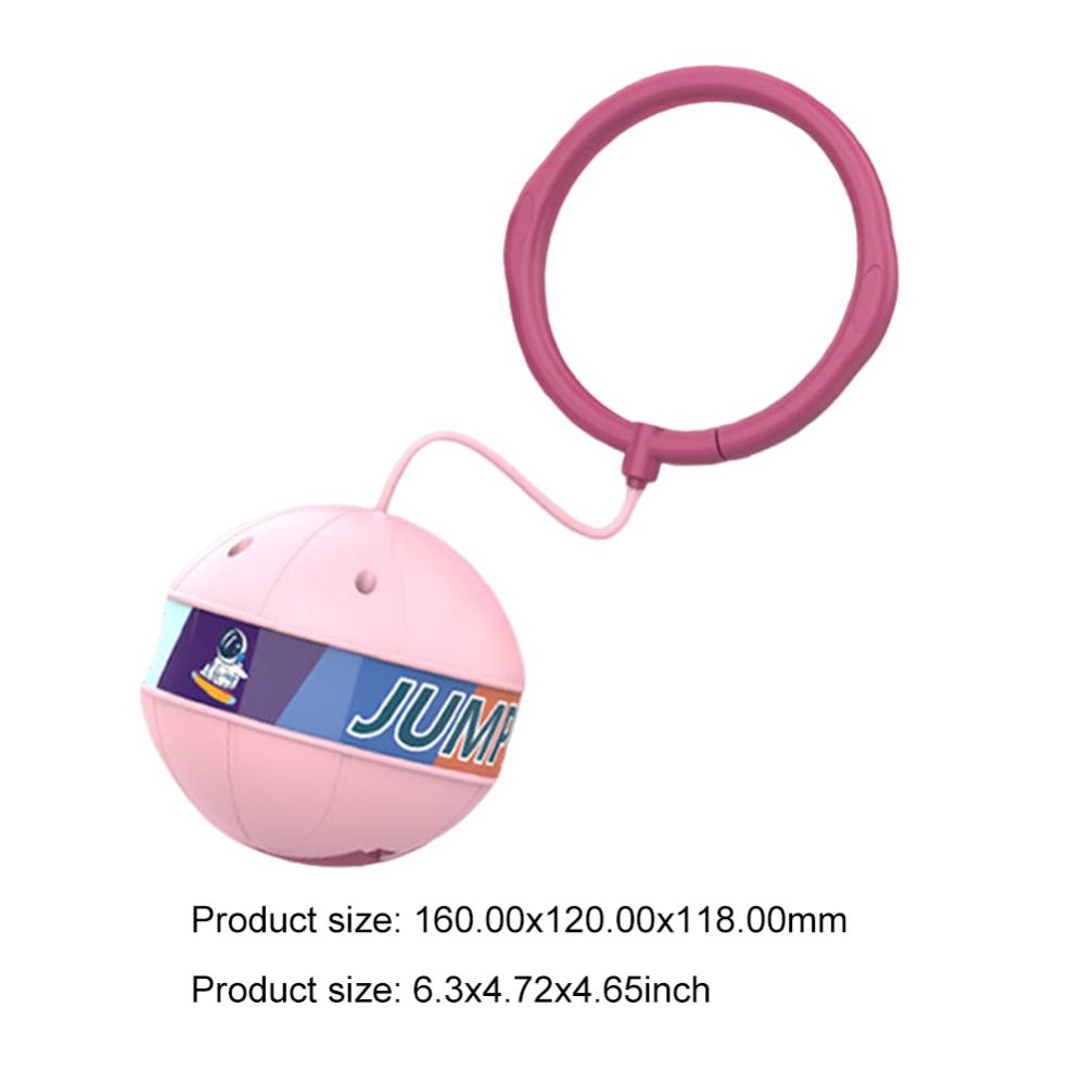 Glowing Bouncing Ball Flashing Skip Ball with Wheel Ankle Jump