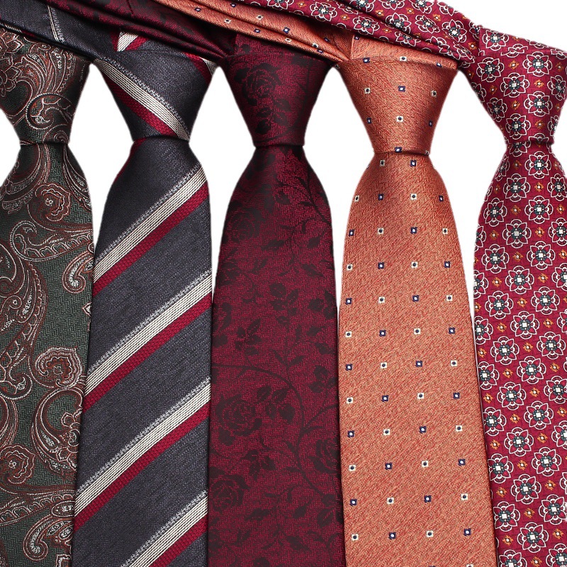 New Brown Tie Men's Business Hand Tie Multi-Color Optional