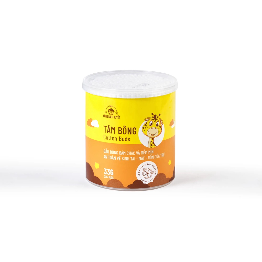[HCM]TĂM BÔNG TRẺ EM MERIGO (BÔNG BẠCH TUYẾT) 330 QUE