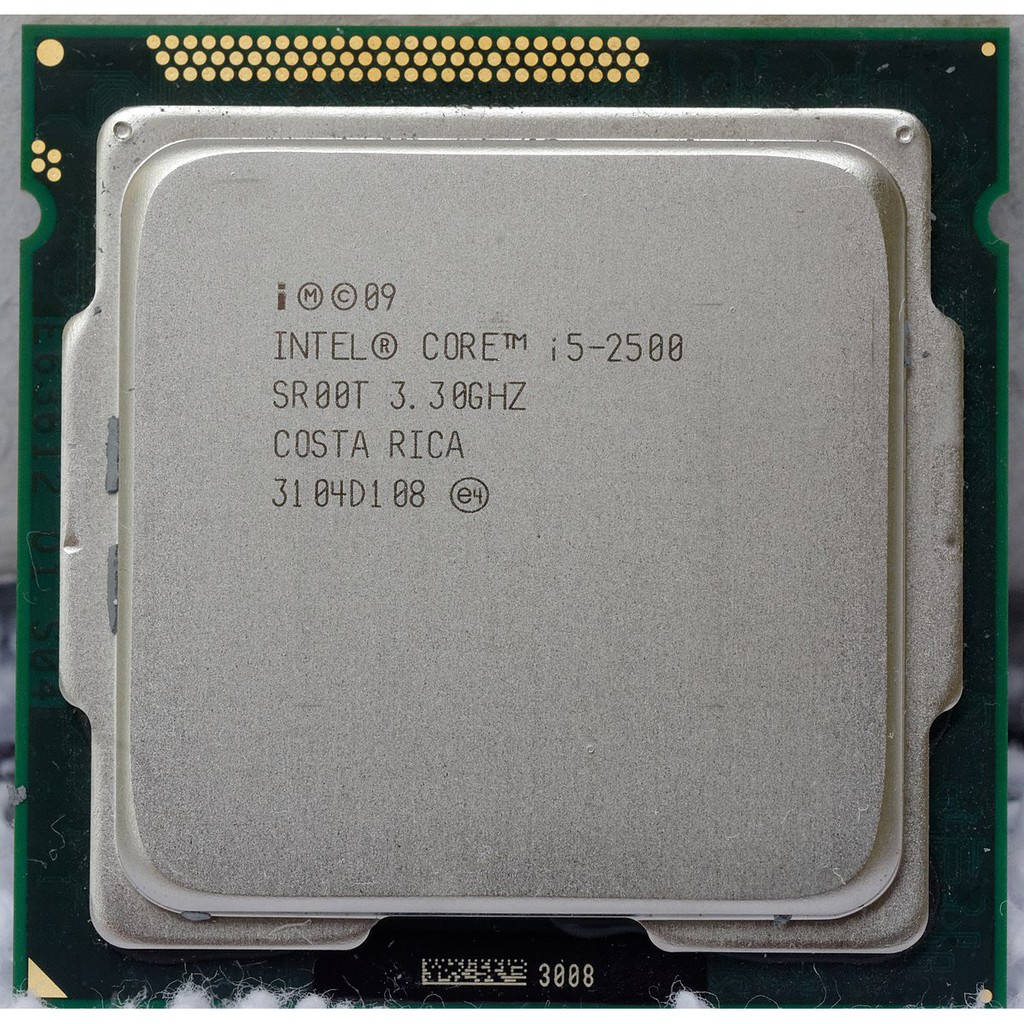 Bộ vi xử lý Intel CPU Core i5 2500 3.70GHz 95w 4 lõi 4 luồng 6MB Cache Socket Intel LGA 1155 thumbnail