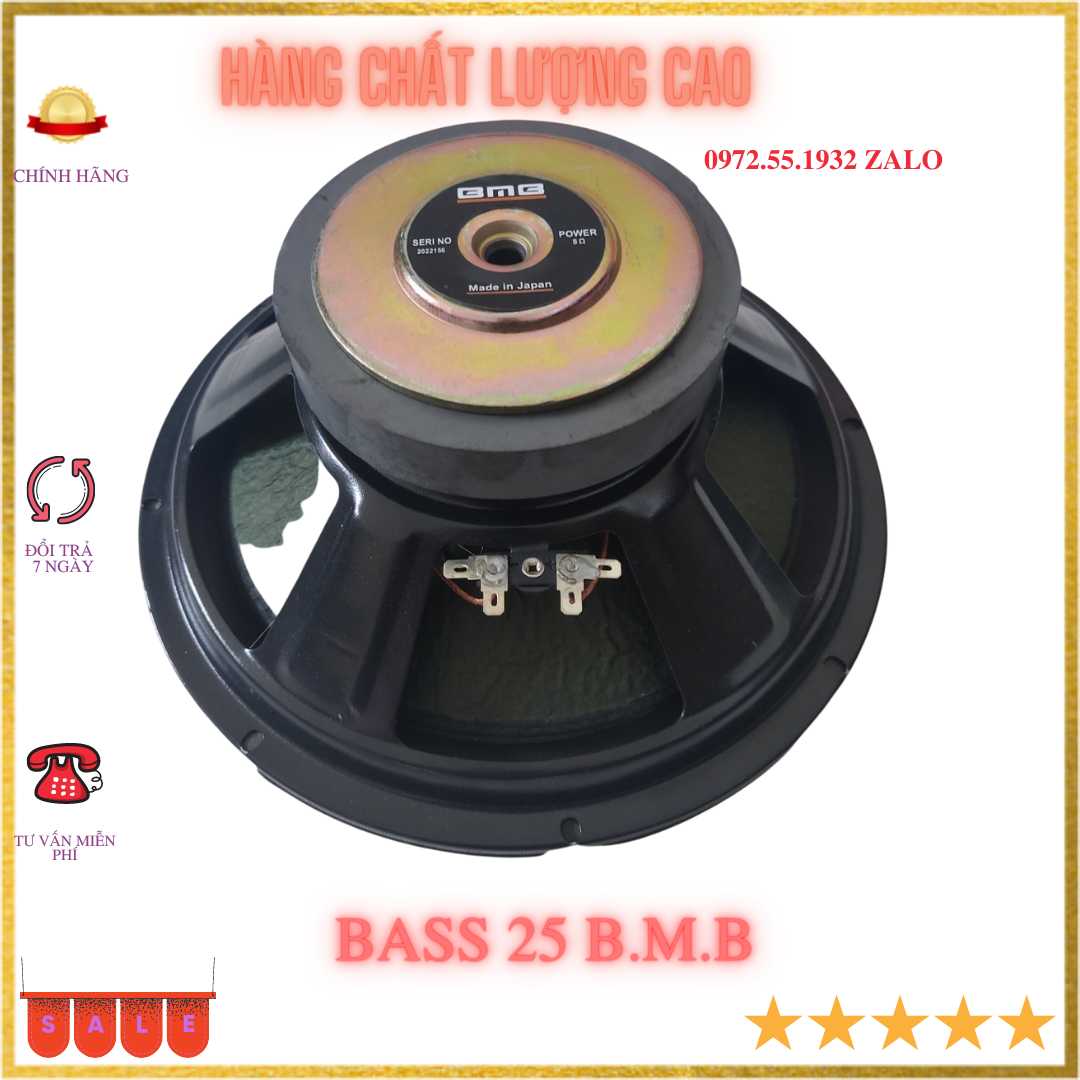 Loa bat 25 bmb từ 120 công suất 250w giá 1 chiếc