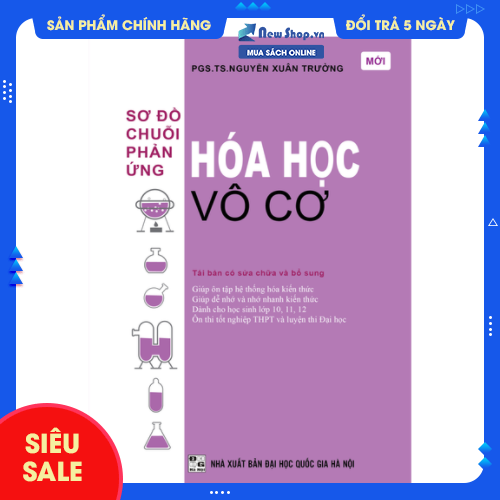 Sách - sơ đồ chuỗi phản ứng hóa học - vô cơ - newshop