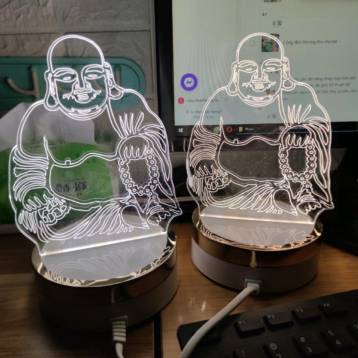 Quà tặng, Đèn ngủ 3D, Đèn trang trí, Led 3D