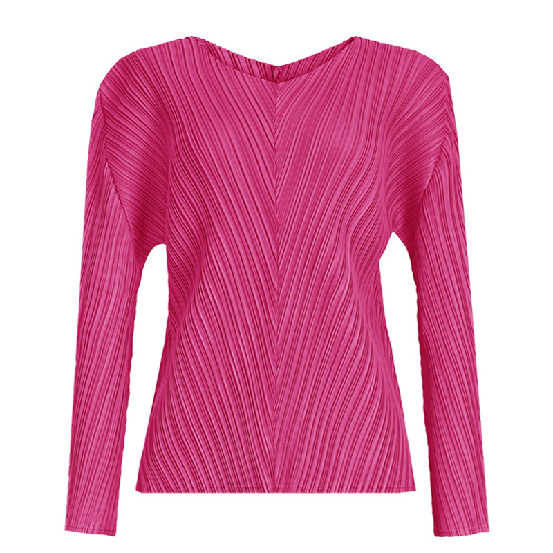 2023 Autumn New Solid Color Basic Two Piece Sets Large Swing Spliced Half Skirt Long Sleeve V-Neck Top Women's Set