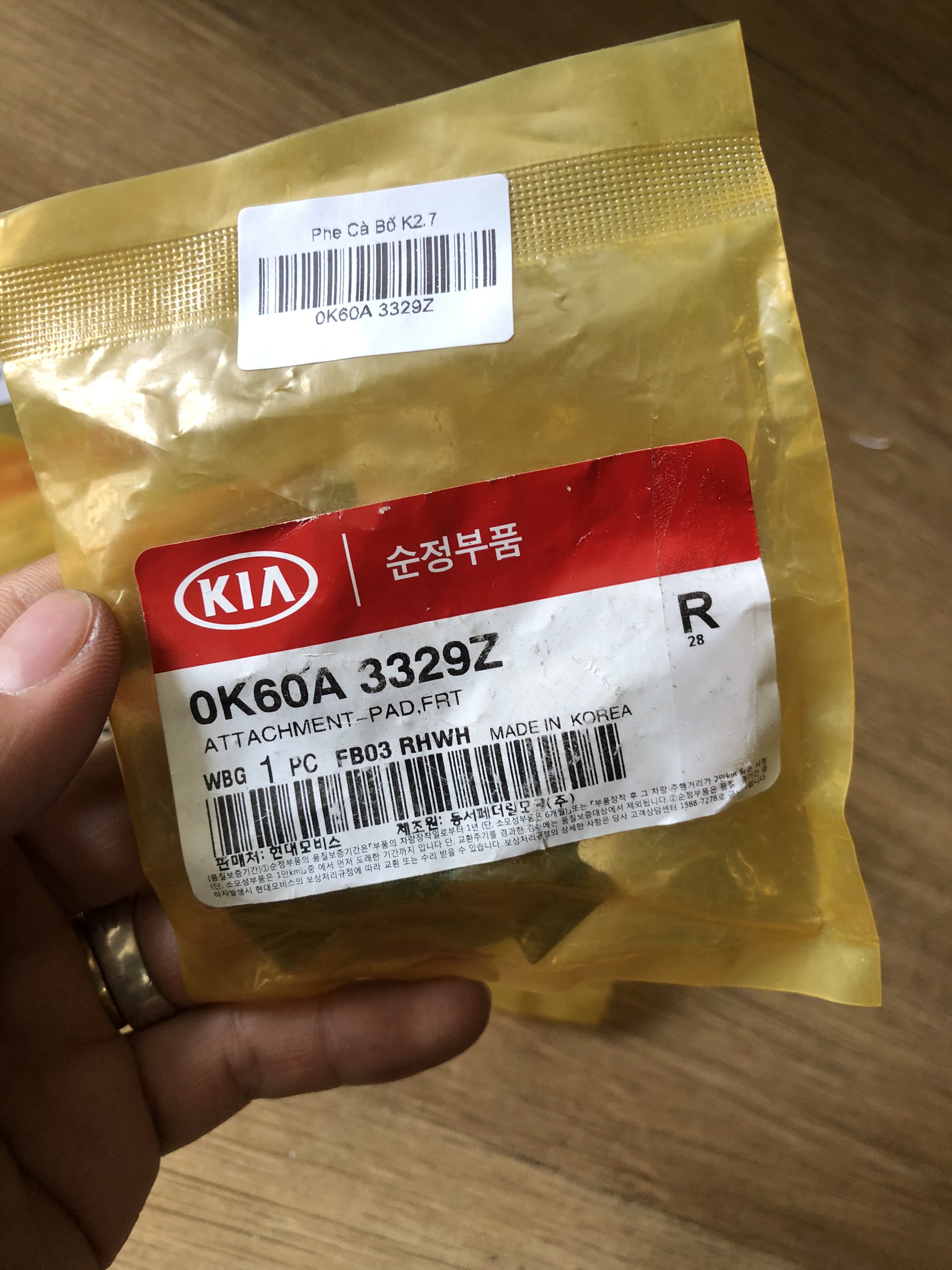 PHE GÀI BỐ THẮNG ĐĨA KIA K2700