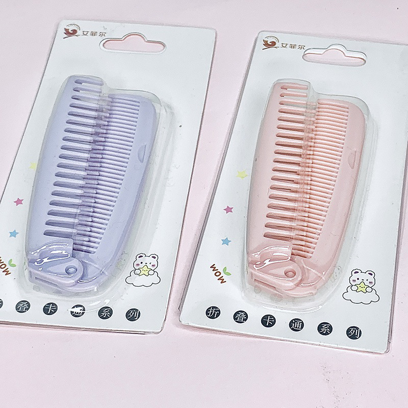 Lược Chải Tóc Lúa Mạch Gấp Gọn, Lược Chải Tóc Bỏ Túi Tiện Lợi