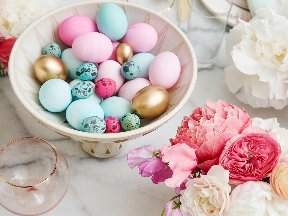 Combo 10 Trứng Phục Sinh Và Ổ Rơm Nhiều Mẫu Trang Trí Lễ Phục Sinh - 10pcs Colorful Easter Eggs and Straw Nest Combo For Spring Displays and Easter Decorations LPS17