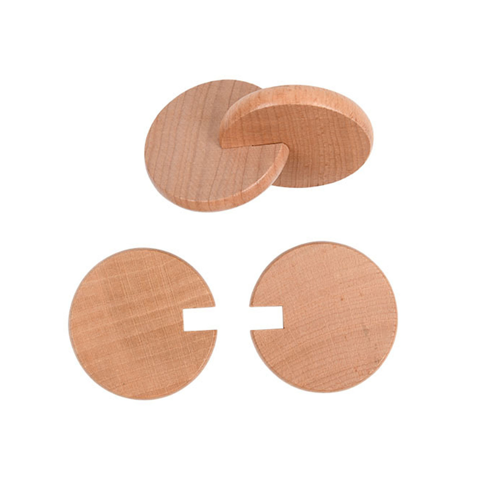 Montessori Interlocking Disc Montessori Shape Puzzle 2PCS for Kindergarten