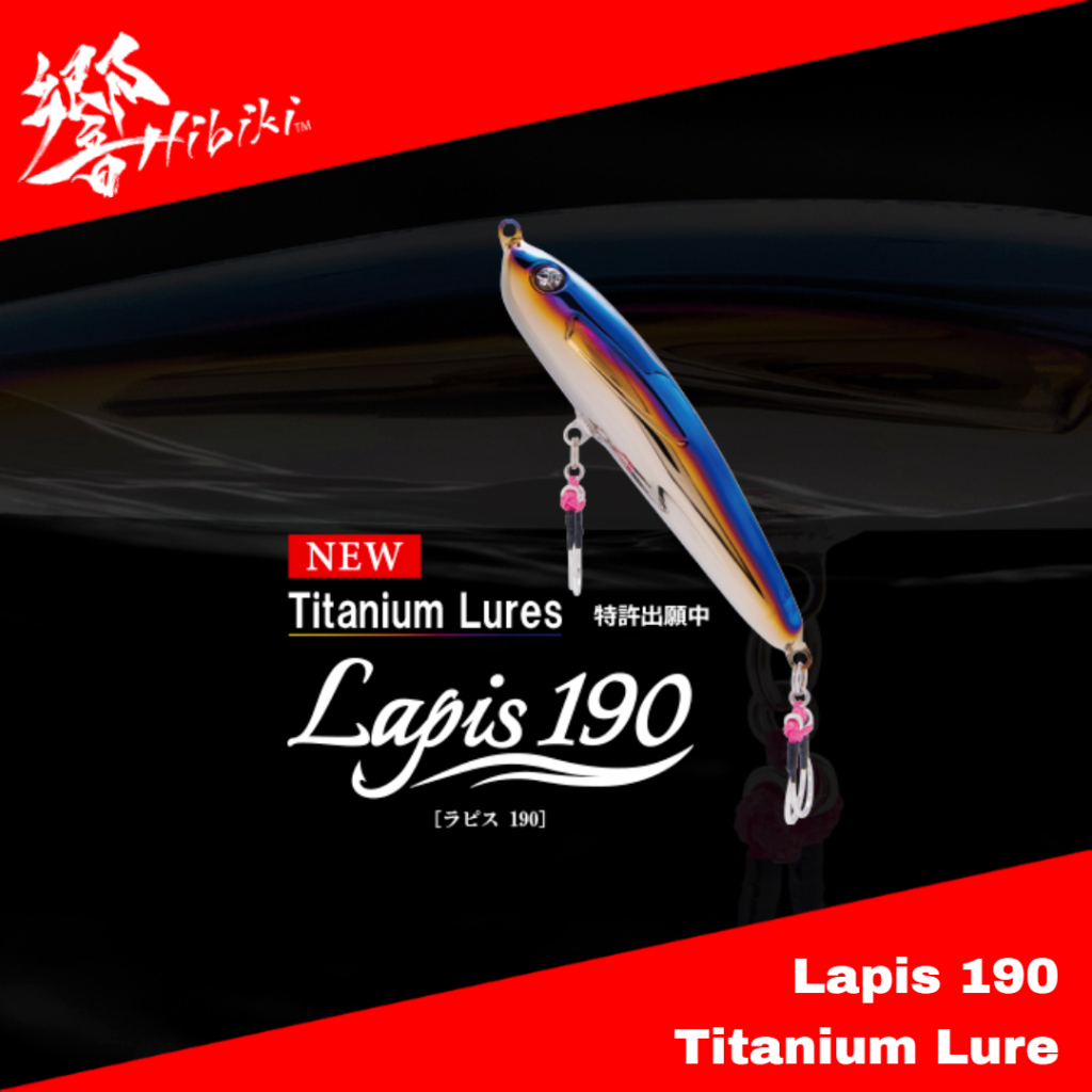 響 Hibiki Lapis190 ルアー Jual Hibiki Lapis 190 Titanium