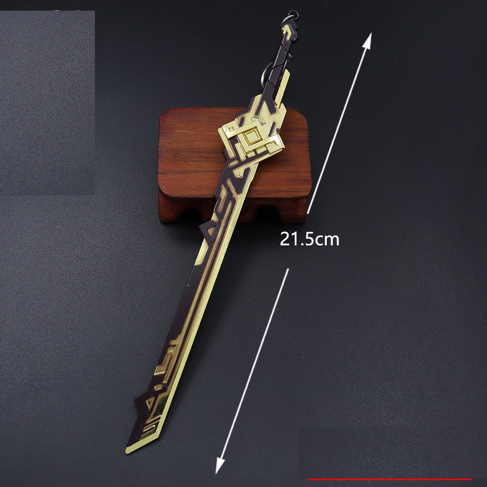 Mô hình móc khóa Kiếm Chước Phong Genshin Impact 21cm