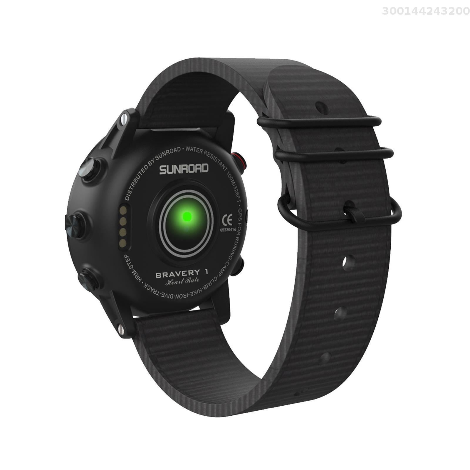 SUNROAD Outdoor GPS Sports Watch Fitness Tracker Wrist Watch for