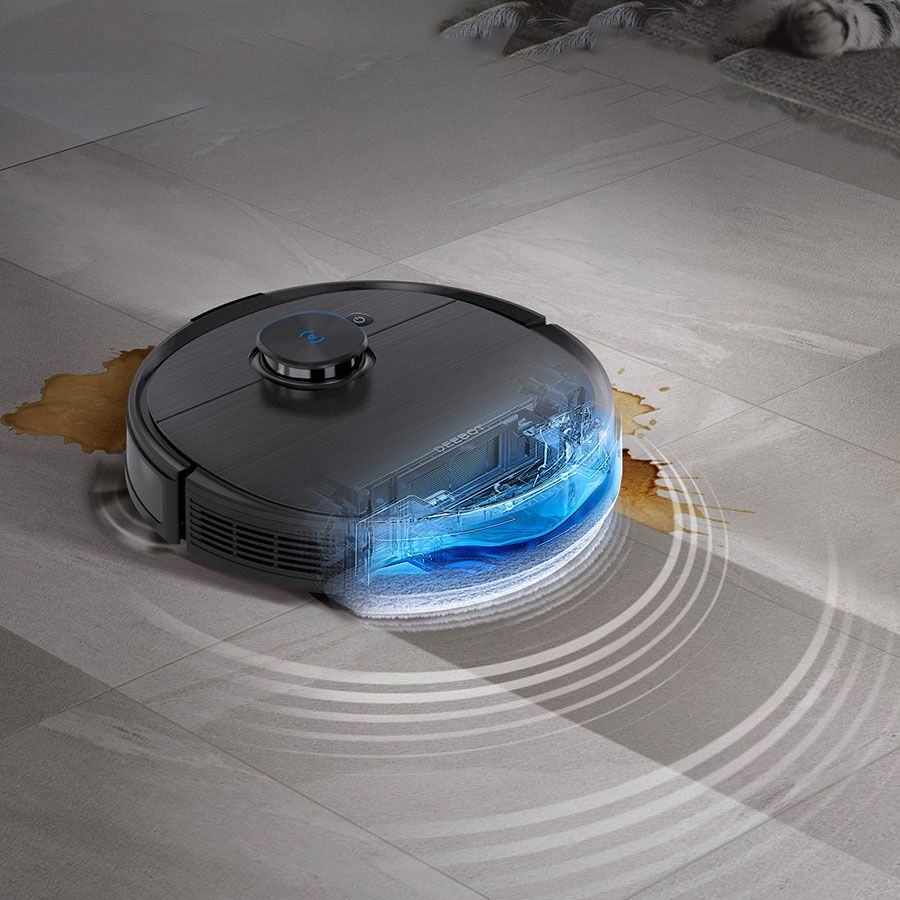 Robot hút bụi lau nhà Ecovacs Deebot OZMO T9 Aivi ( Bản 2021)