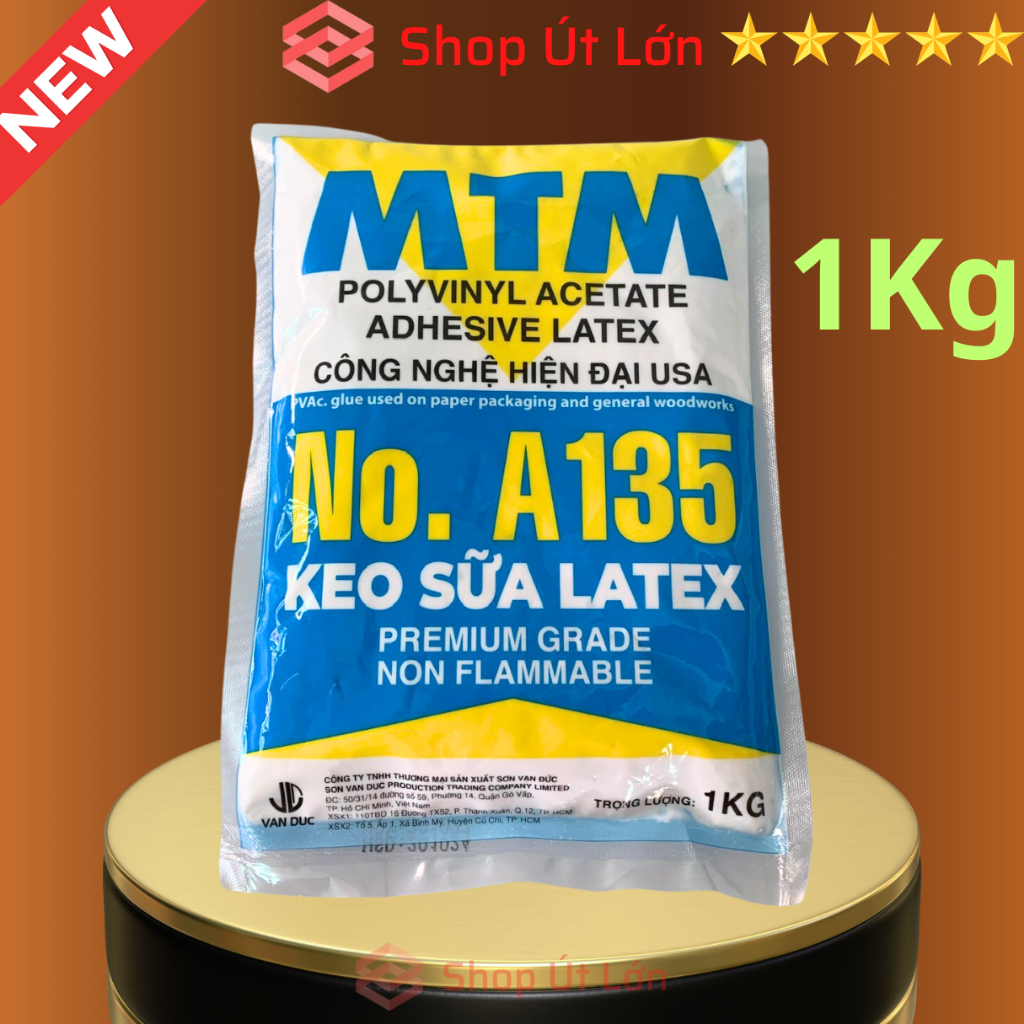 Keo sữa ATM gói 1Kg, keo làm slime, keo dán tường