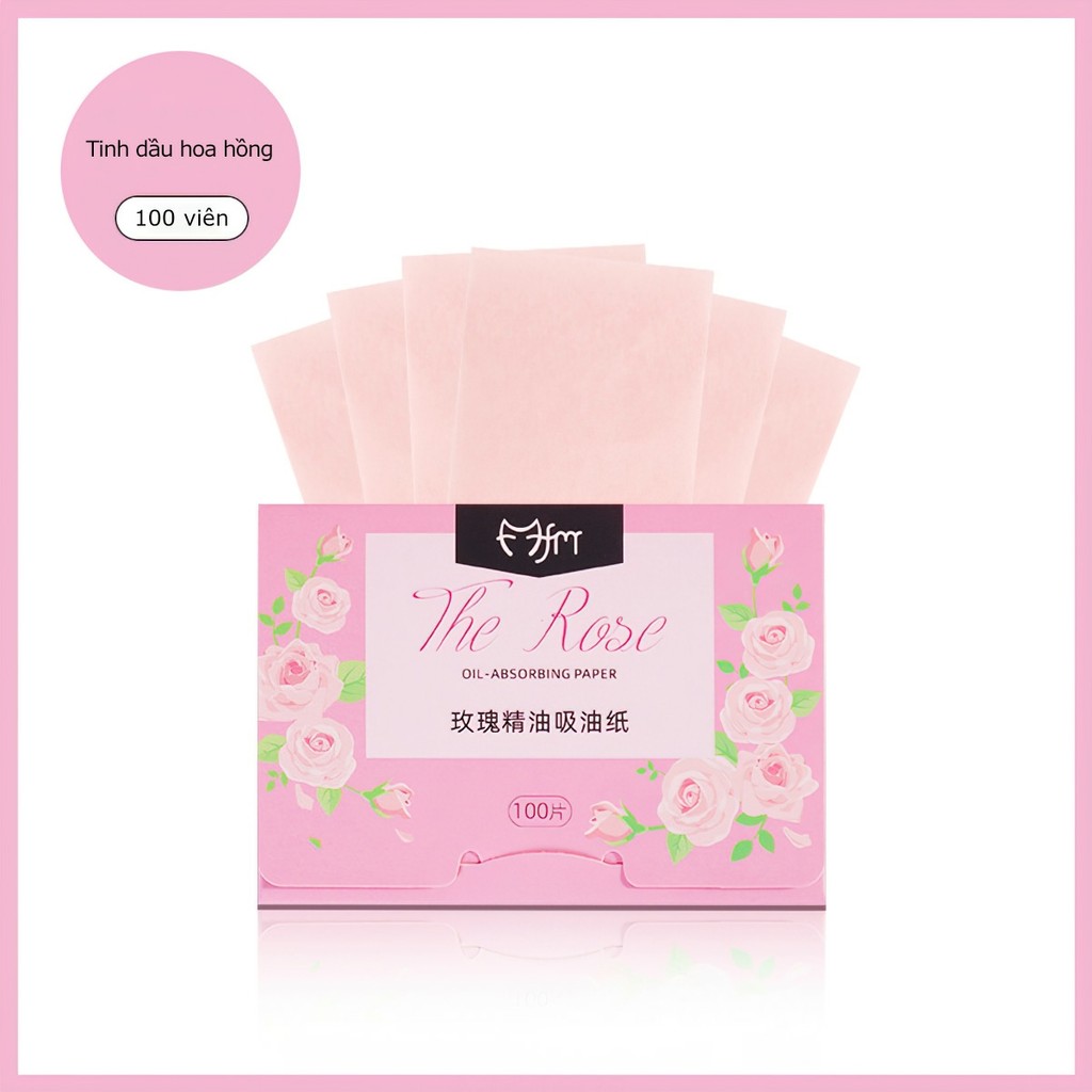 Set 100 giấy kiểm soát dầu chuyên dụng BEAU4