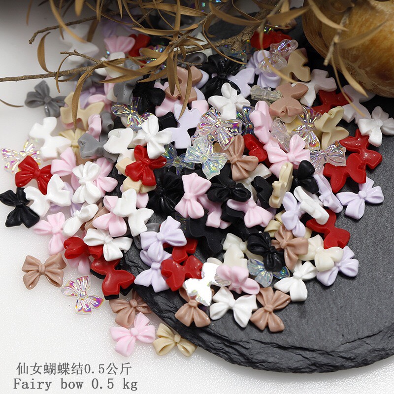 SET NƠ MIX MÀU 30 CÁI ĐÍNH MÓNG