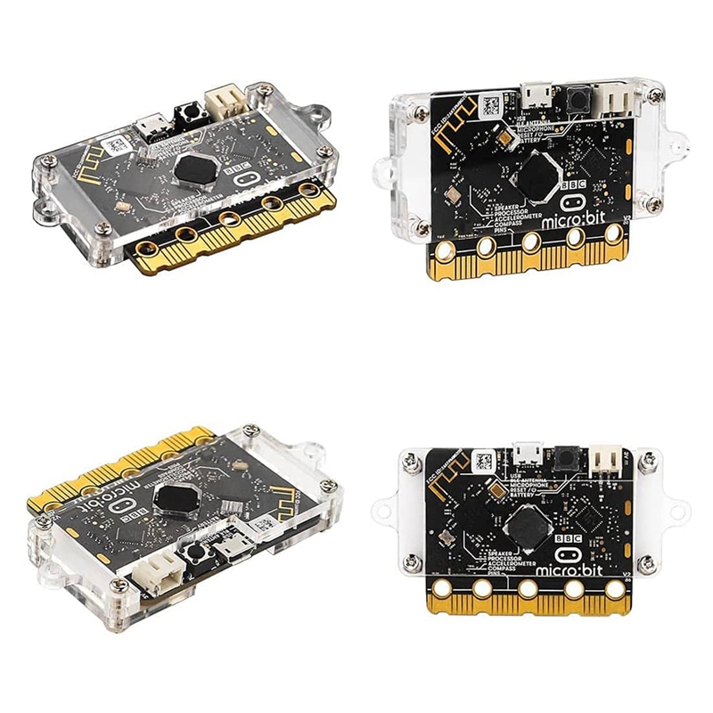 (J E R Z) Microbit Single Board V2 Kit BBC Board Built-in Speaker and Microphone Support Machine Learning