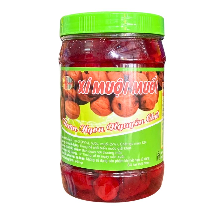 Xí muội đỏ Hưởng Sang hũ 500g