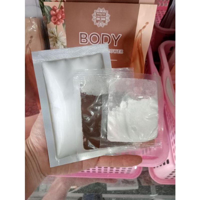 Kem và bột tắm trắng cà phê Kone thái Lan