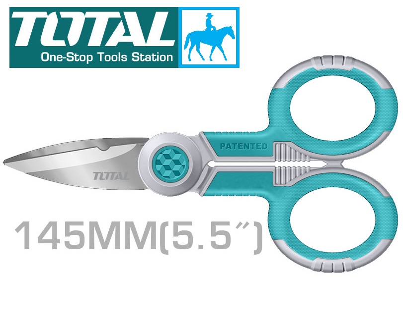 Kéo cắt tỉa thủ công thợ điện thợ may 145mm 5,5inch 3cr14 ingco hes02855 tht1155871