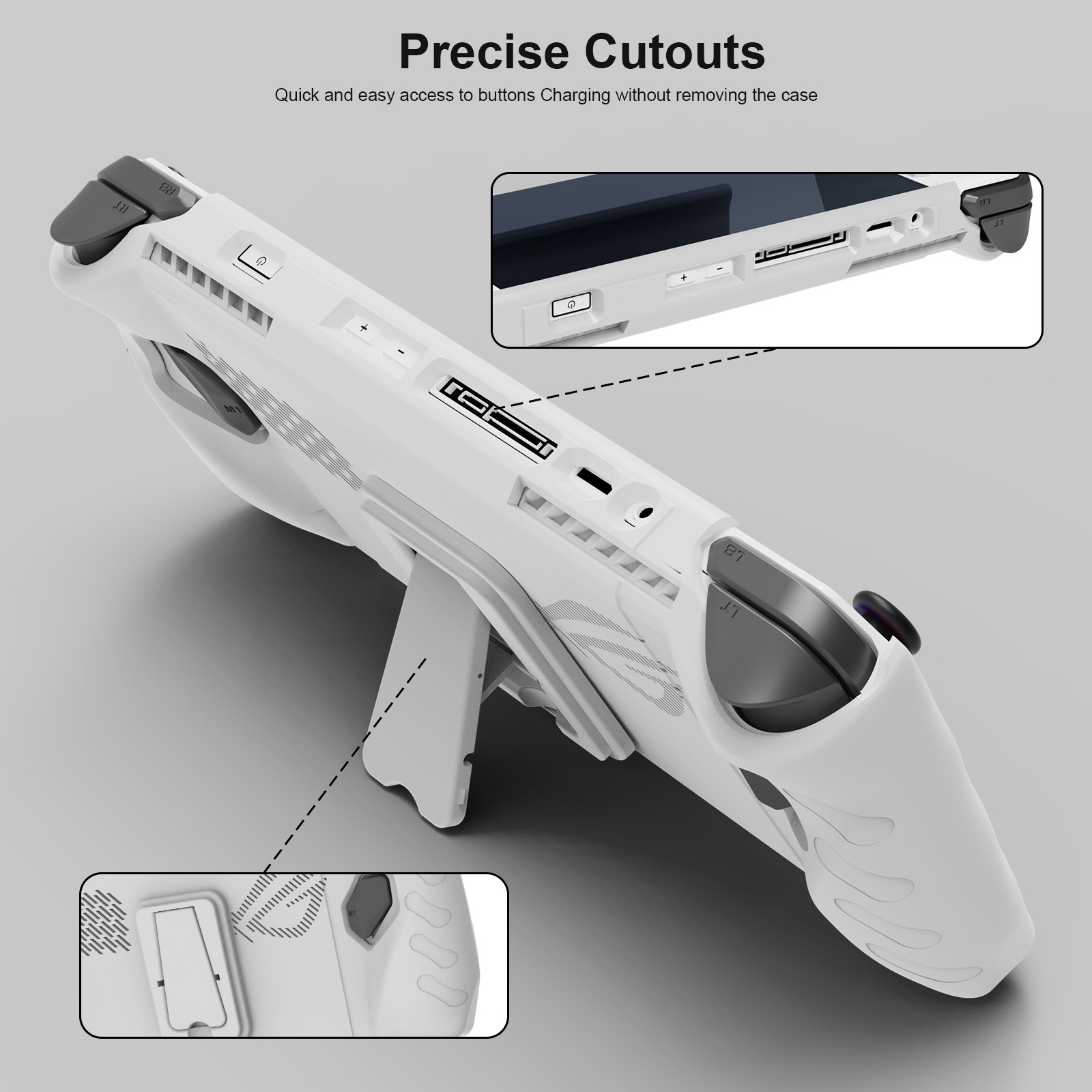 For ROG ALLY Consoles Protective Case Shockproof Protector Cover for ROG ALLY With Stand Base Protective Case Accessories