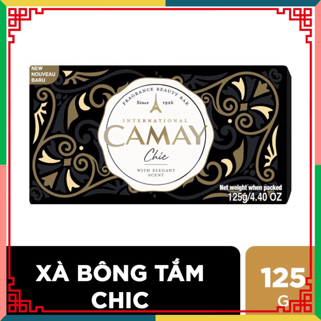 Xà phòng thơm Camay 125g đen, đỏ, trắng