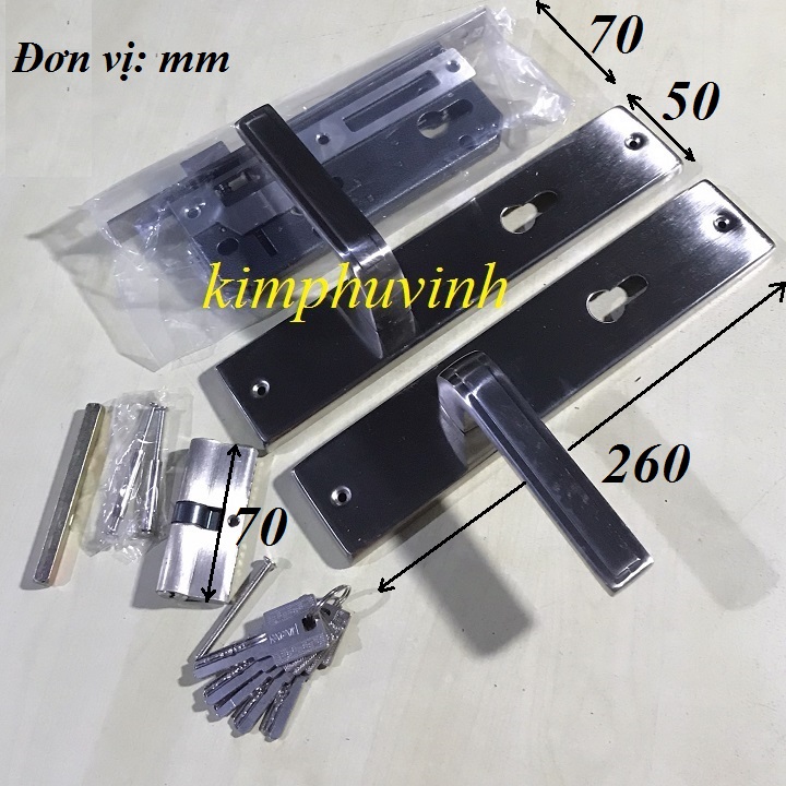 01 bộ - khóa cửa tay gạt furji japan - khóa tay gạt - khóa cửa phòng