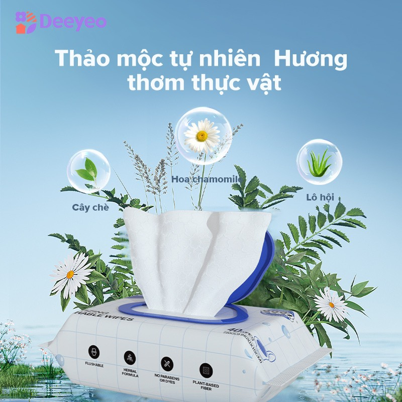 [COMBO MUA 5 GIẢM 50%] 5 Khăn Giấy Ướt Đa Năng 80m/gói