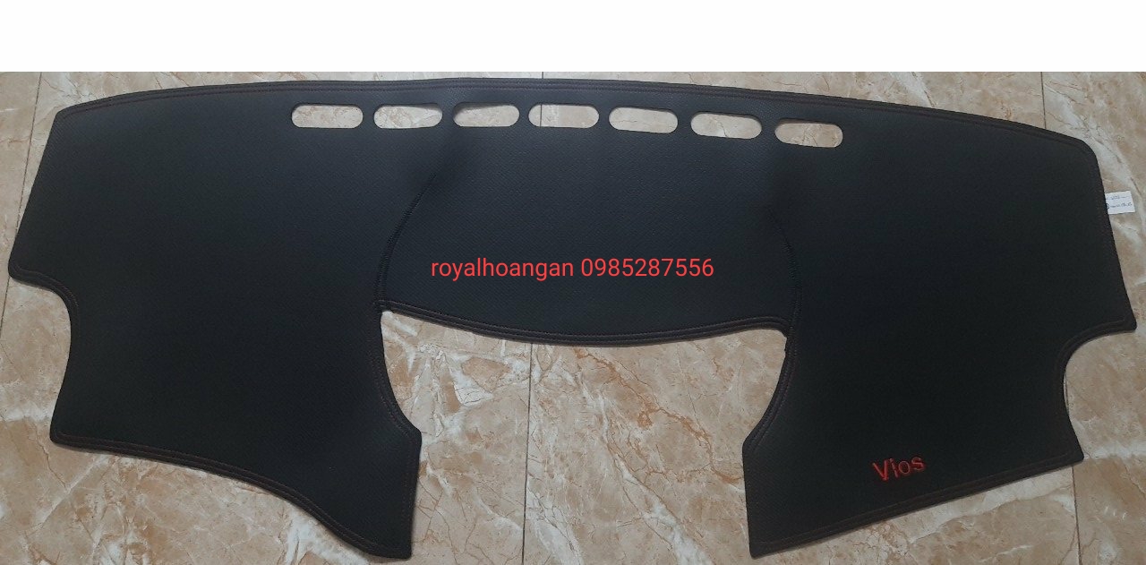 Vios, thảm taplo da cacbon toyota vios 2008 đến 2013