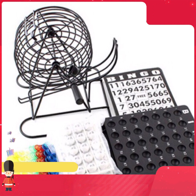 Bộ đồ chơi lồng quay bingo lôtô 75 số cực vui nhộn ,bộ đồ chơi truyền thống loto giải trí , phát triển trẻ em