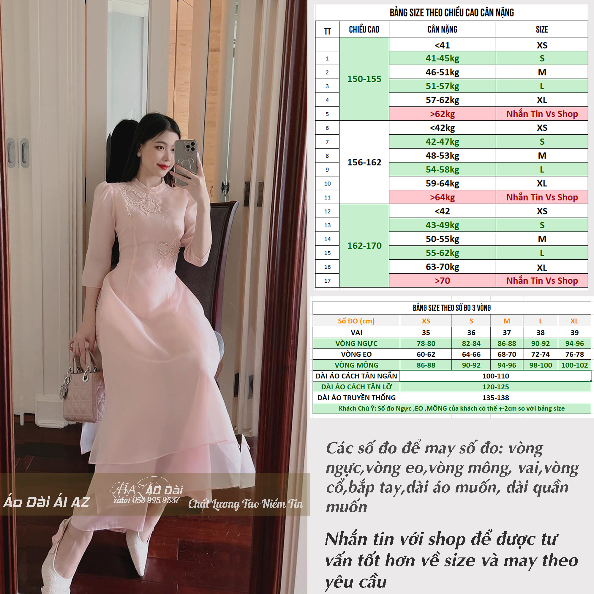 Áo Dài Cách Tân Nữ Thủ Công Cao Cấp MT38