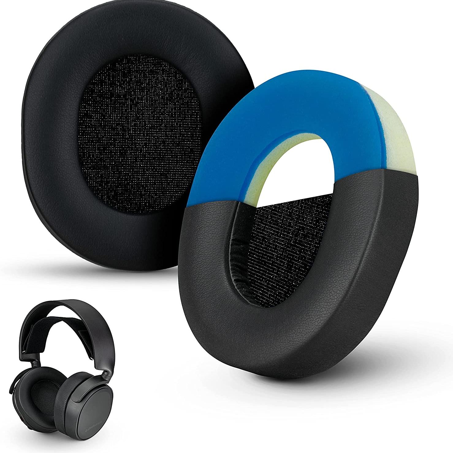 Enhanced Gaming Earpads For Steelseries Arctis, Enhanced Gel & Memory Foam For Comfort & Cooling, Designed