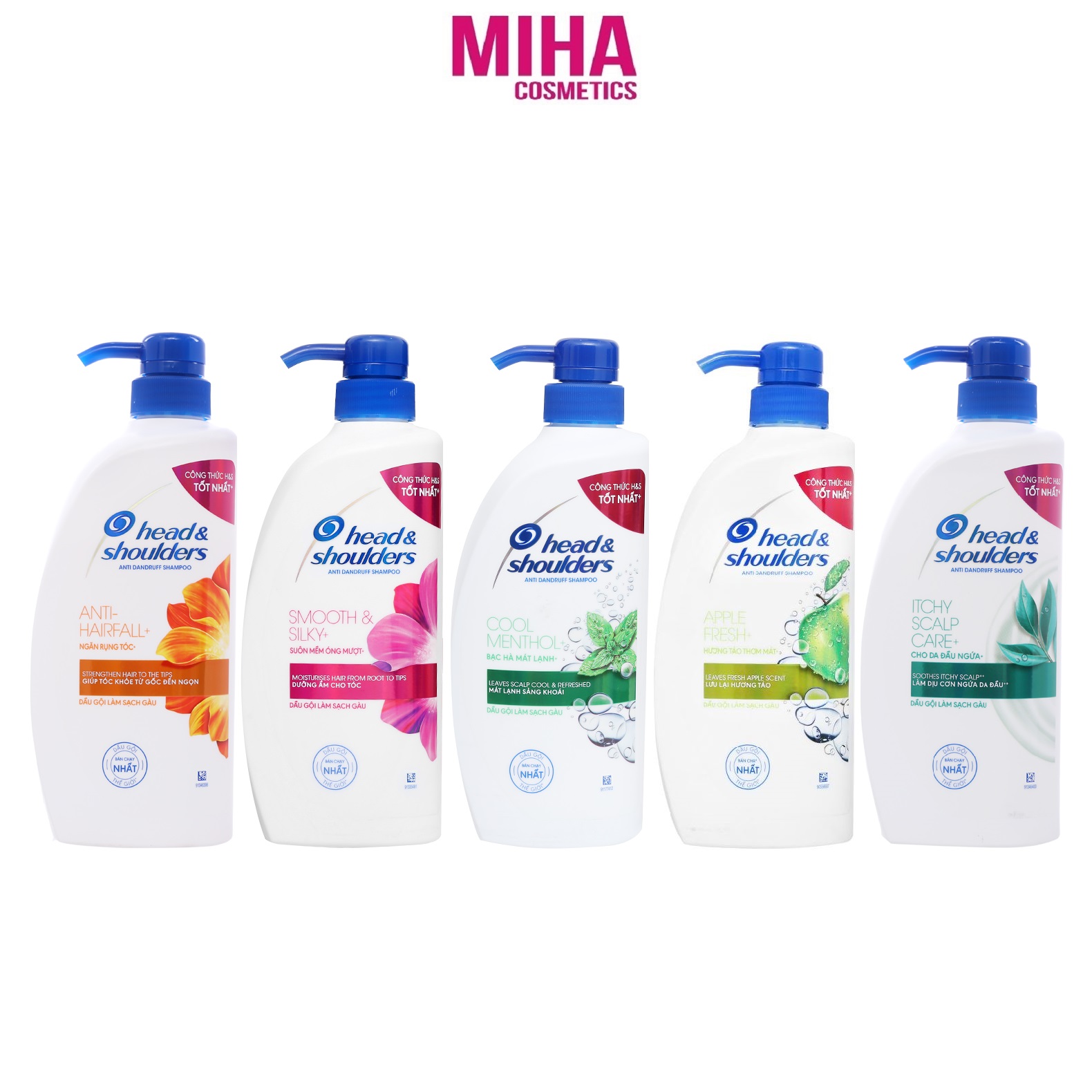 Dầu Gội Head & Shoulders Bạc Hà Sạch Gàu 625ml