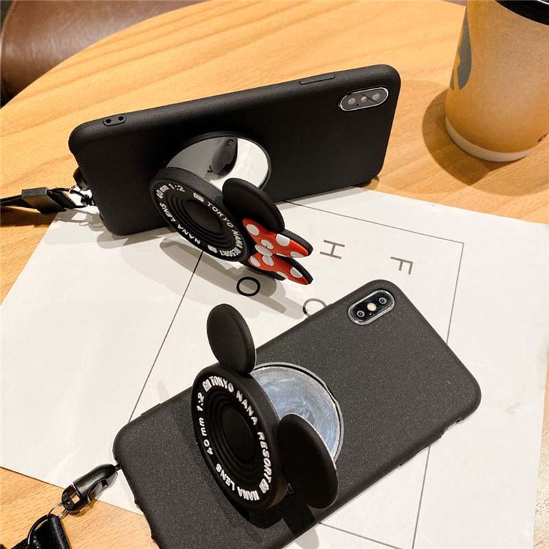 For ZTE Blade A35 A55 Case Fashionable Cartoon Mickey Mirror Dustproof Smooth For Blade A55 A35 Back Cover. 