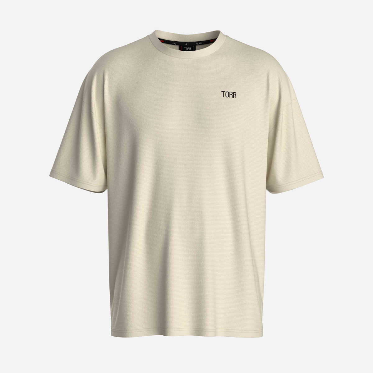 TORR Ivory Drop Shoulder T-shirt