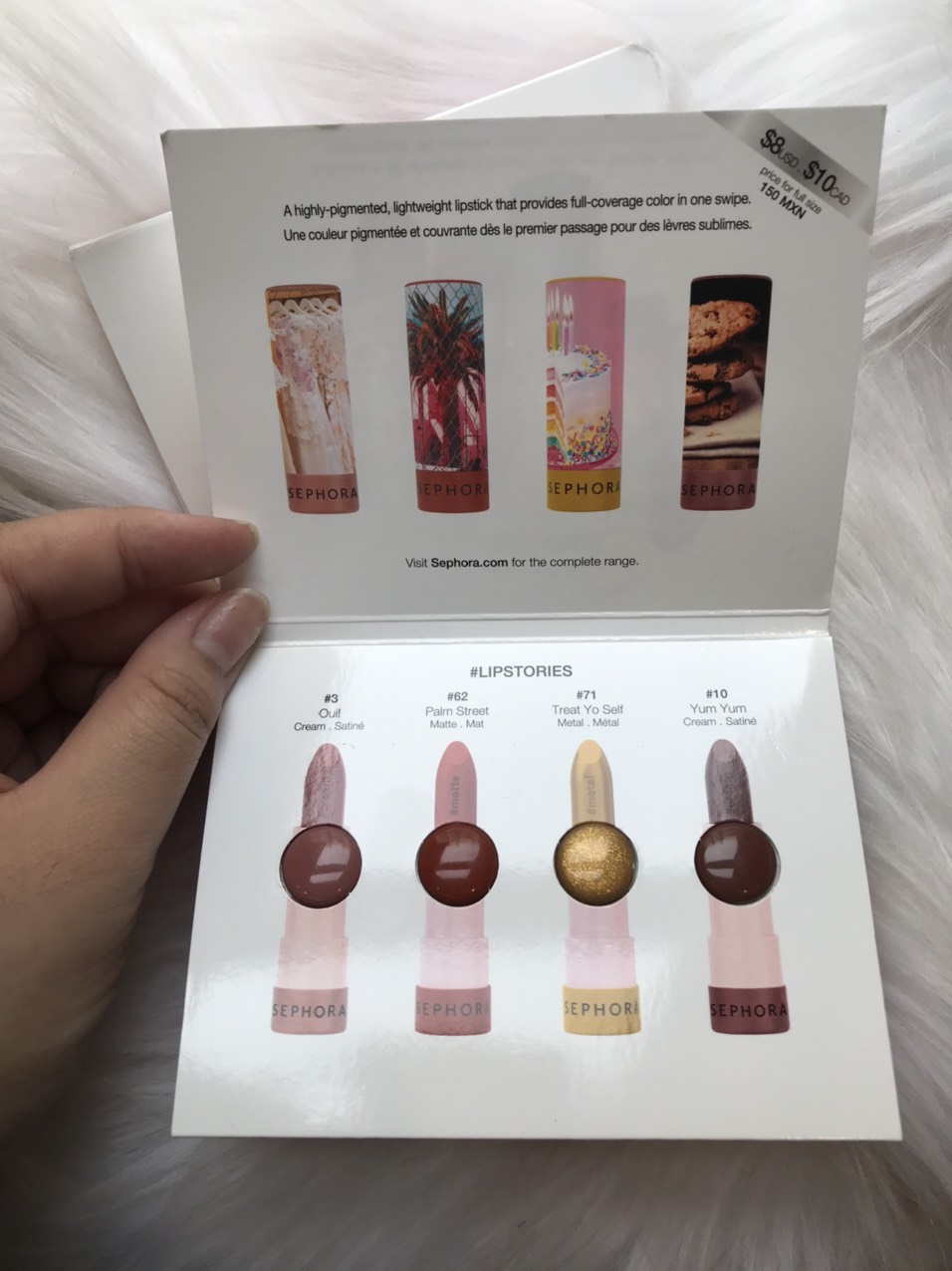 [ SEPHORA ] Sample son Sephora Collection LipStories Matte Lipstick - 4 x 0.25g