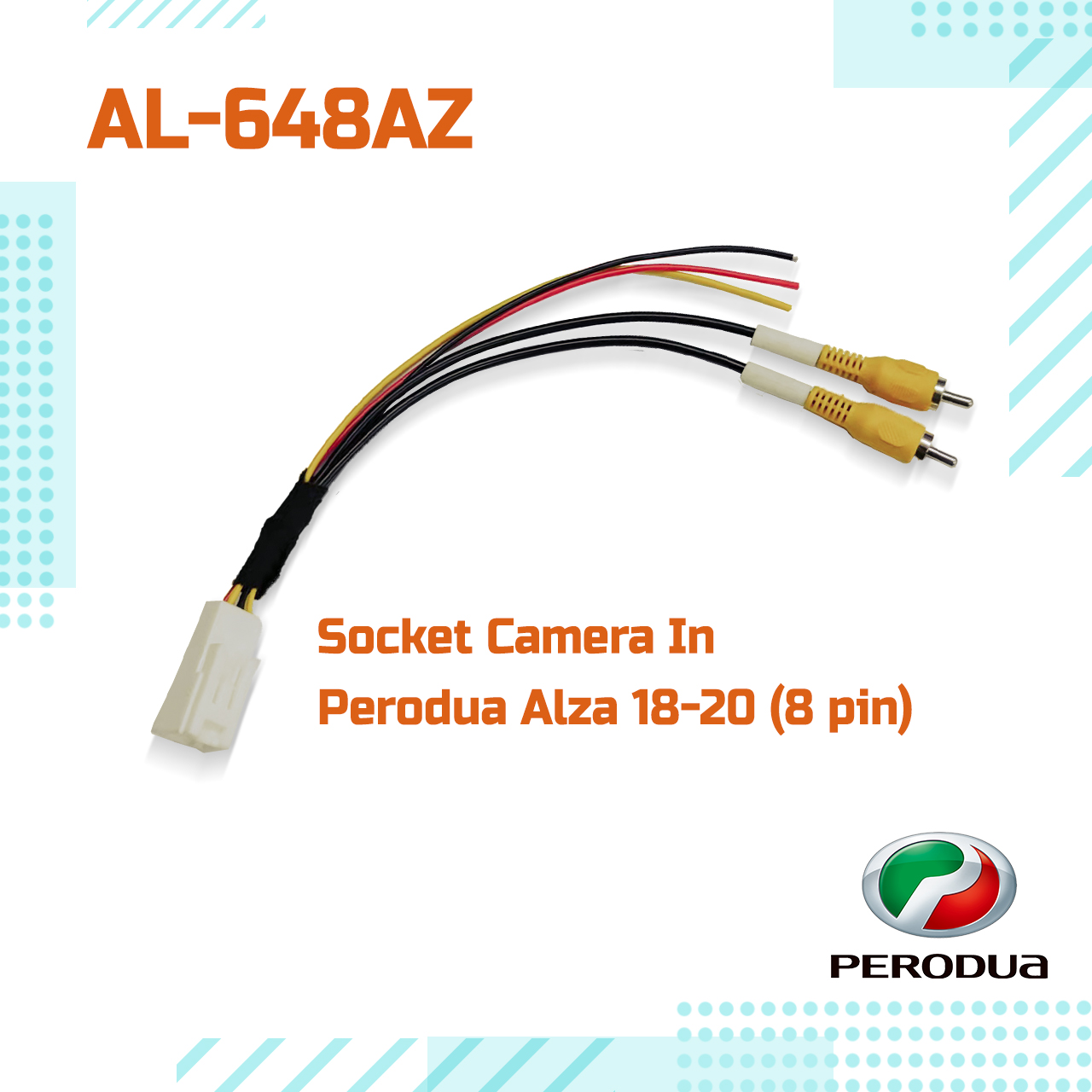 Socket Camera & Monitor Replacement Kit Perodua Alza 2018-2019 AL-648