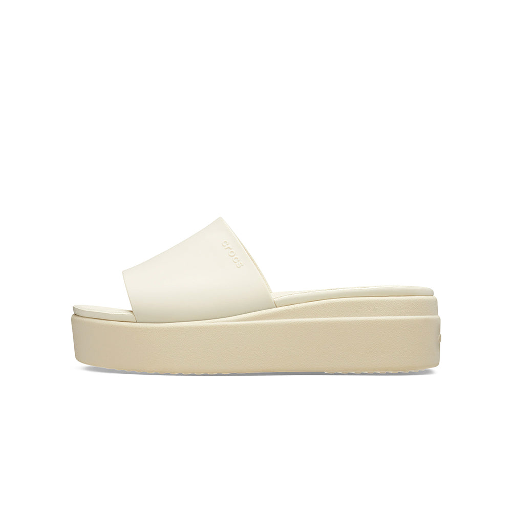 Dép Quai Ngang Nữ Crocs Brooklyn - Bone