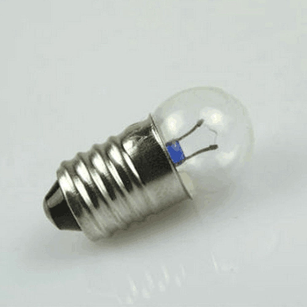 Bóng đèn sợi đốt đuôi xoáy E10 - 3.8V / 6V / 12V - Chuôi đèn E10 (2 cái)