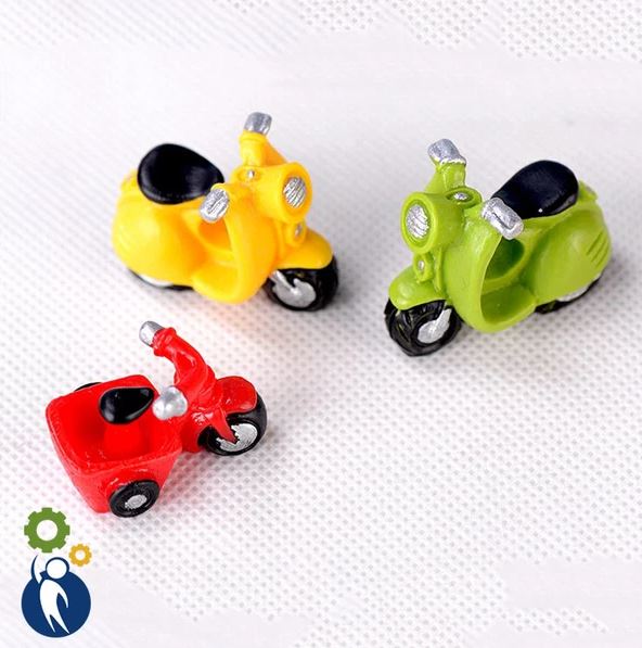 Xe Máy Mini nhiều màu sắc, Mô hình mini trang trí