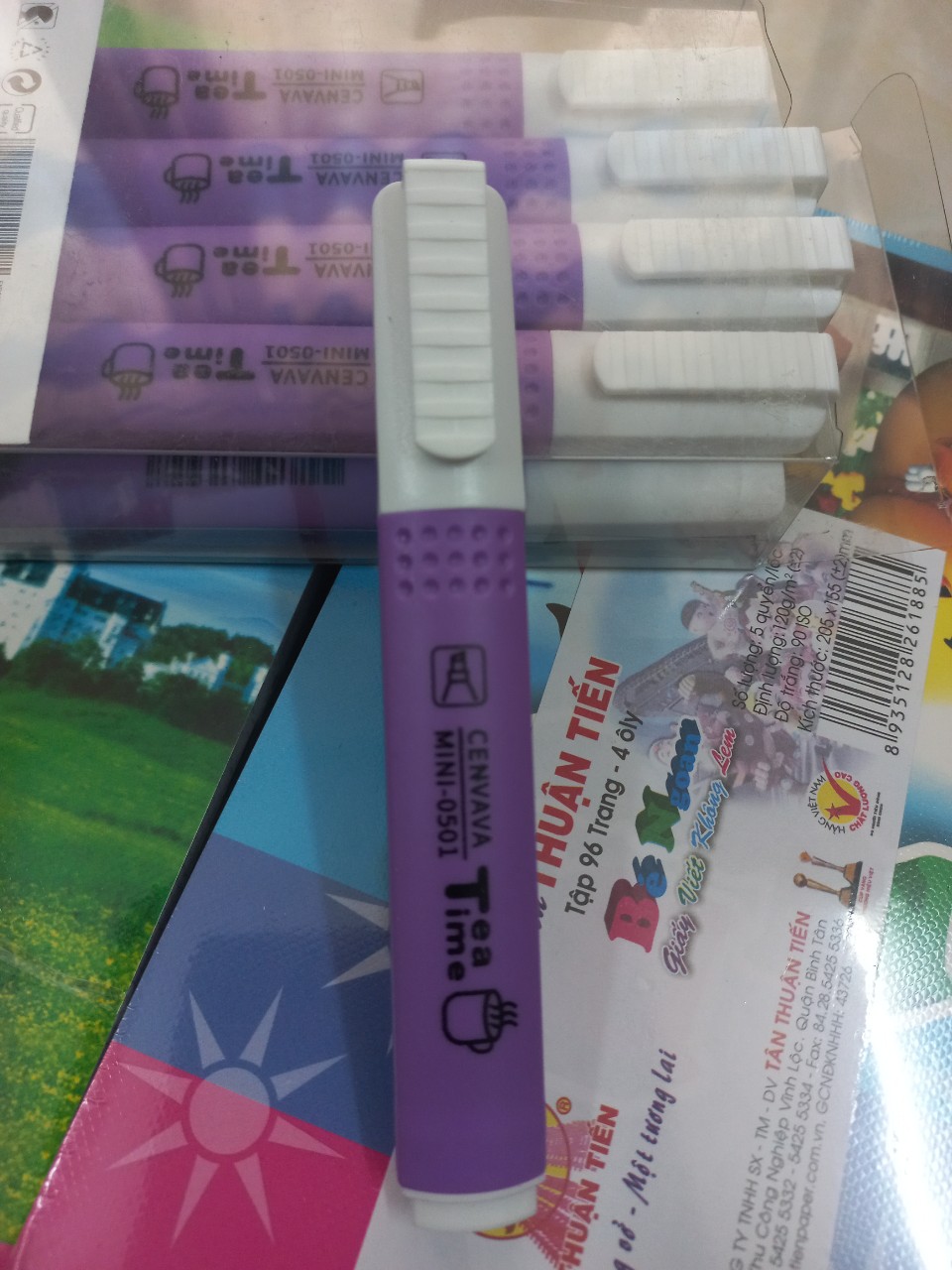 Bút Dạ Quang Mini Cenvava 0501 nét 4mm