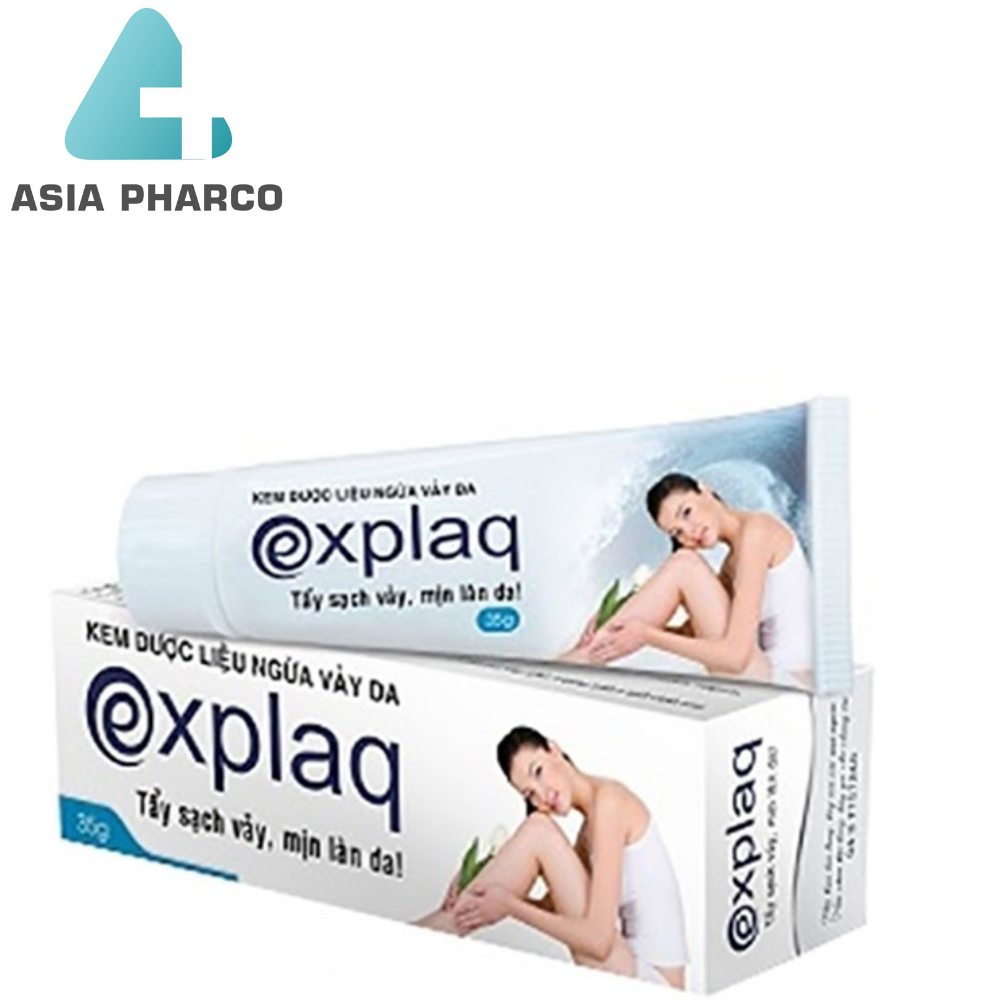 Kem Explaq hỗ trợ giảm vảy nến, á sừng, mềm da từ thảo dược 35g