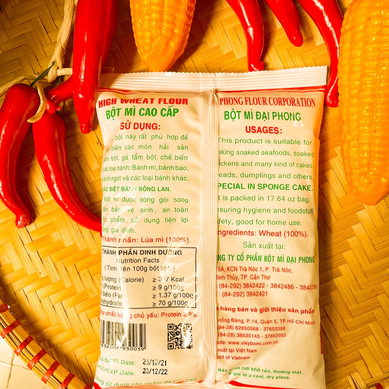 BỘT MÌ TRÁI TÁO SỐ 8 LOẠI 500GR