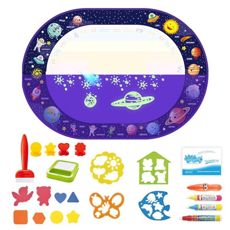 Magic Water-Drawing Mat Aqua Doodle-Mat Painting Educational Toy Kids Girls Gift