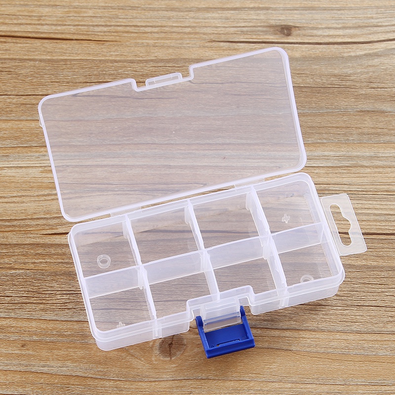 Convenient multi-compartment transparent jewelry box