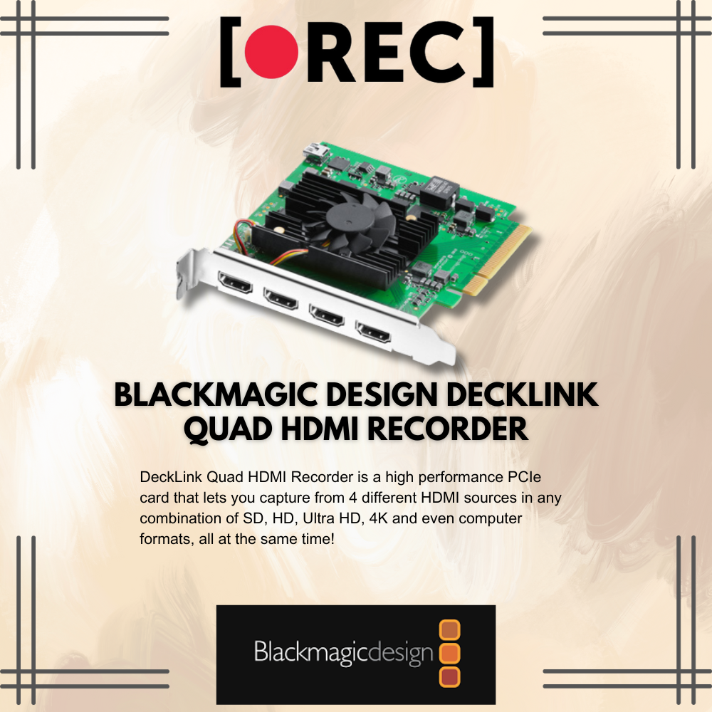 Hdmi Recorder Black Magic Quad Hdmi Black Magic Quad Hdmi Recorder
