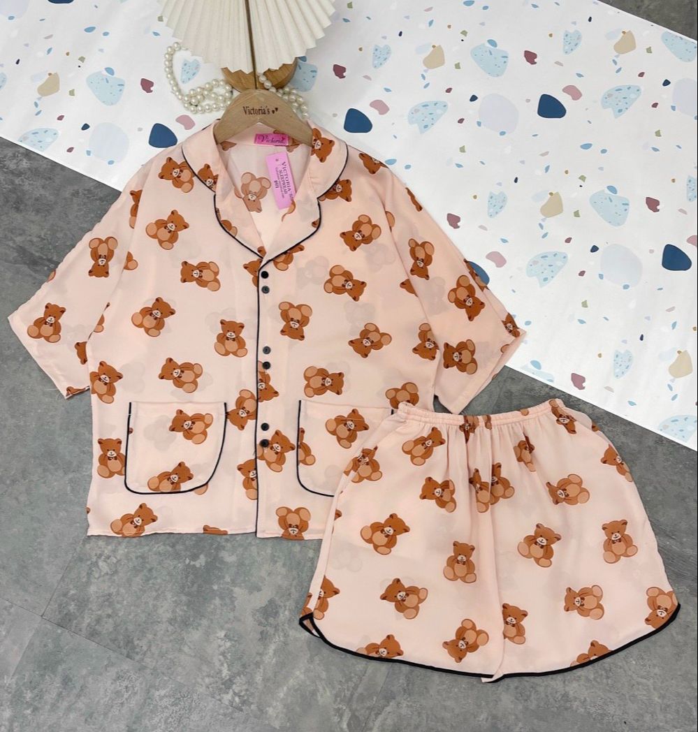ĐỒ BỘ MẶC NHÀ PYJAMA CỘC ĐÙI CHẤT LỤA MANGO HÃNG CAO CẤP (NHIỀU MẪU)