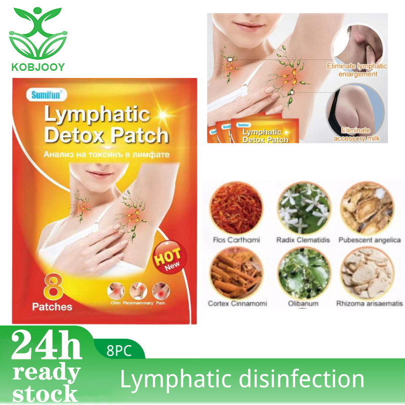 Herbal Lymph Nodes Patch Breast Lymphatic Drainage Plaster Effective